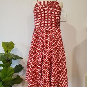 Loft printed cotton dress size 4